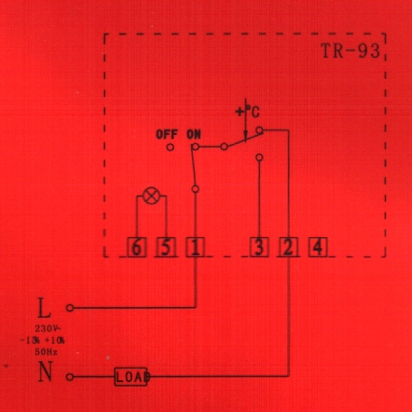 Room Thermostat (TR-93) Temperature Control