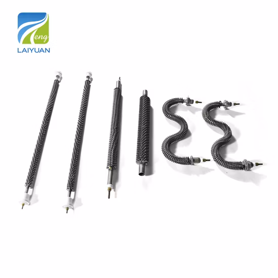 Tubo di riscaldamento elettrico alettato in acciaio inossidabile tipo W